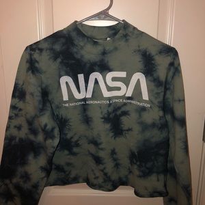 Nasa Cropped Crewneck